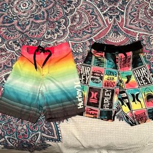 Boys size 7 Hurley board shorts